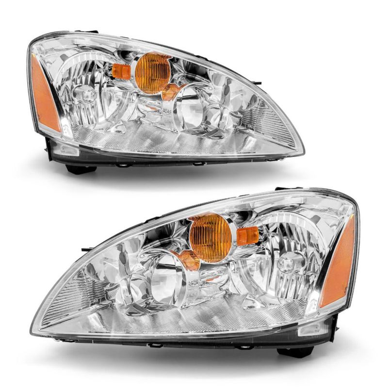 Par de faros ADCARLIGHTS Nissan Altima 2002‑2004 en cromo