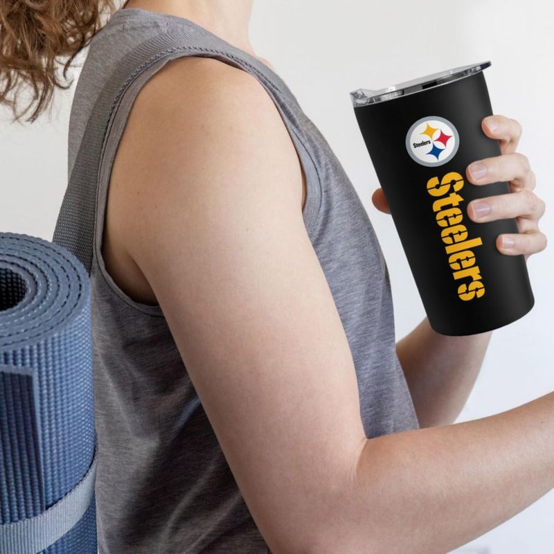 Vaso térmico Rico Industries 510 ml Steelers con acabado suave al tacto