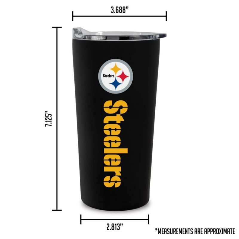 Vaso térmico Rico Industries 510 ml Steelers con acabado suave al tacto
