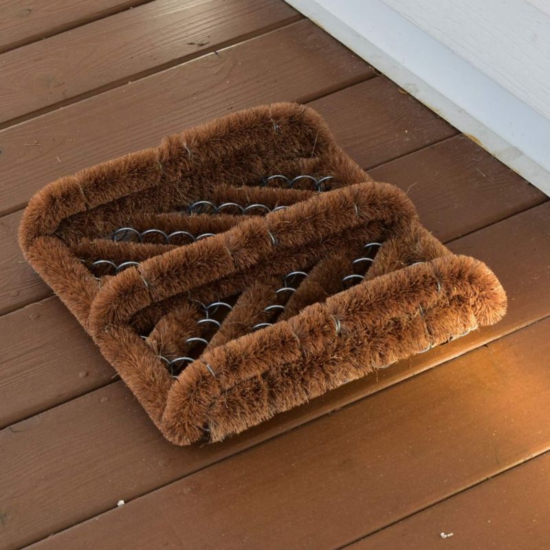 Tapete NINAMAR de fibra de coco 33 × 30 cm (2 unidades)
