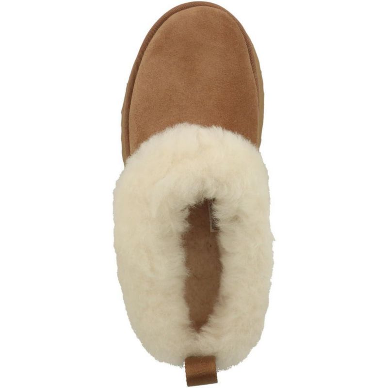 Pantufla UGG Tazzelle para mujer color Castaña talla 8