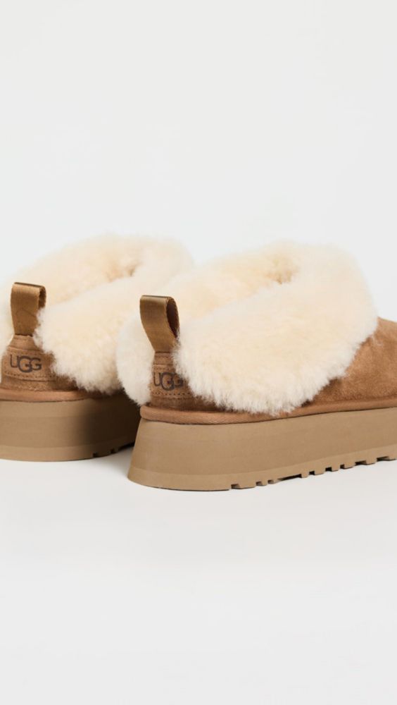 Pantufla UGG Tazzelle para mujer color Castaña talla 8