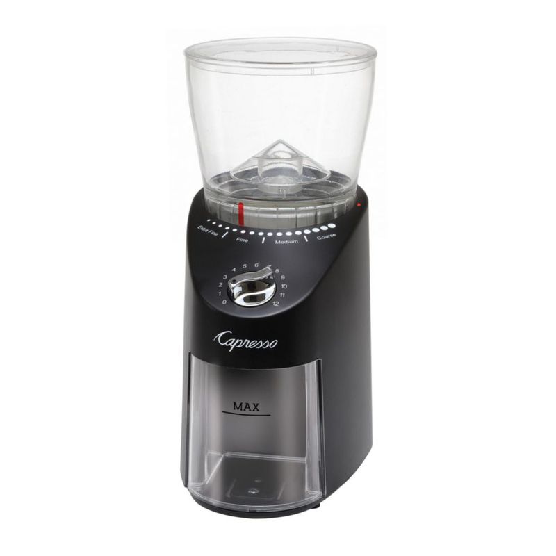 Molinillo de café Capresso Infinity Plus Conical Burr Black