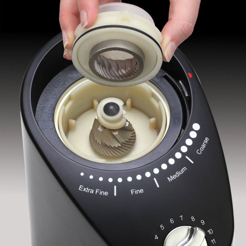 Molinillo de café Capresso Infinity Plus Conical Burr Black