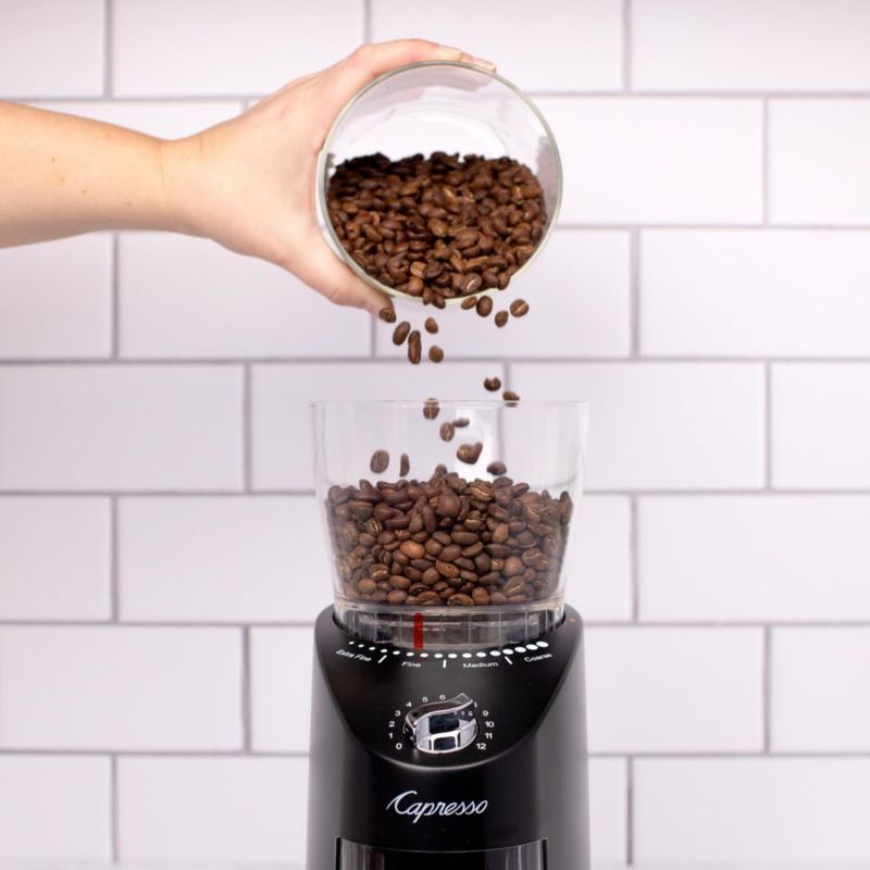 Molinillo de café Capresso Infinity Plus Conical Burr Black