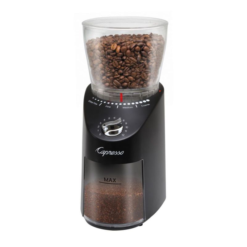 Molinillo de café Capresso Infinity Plus Conical Burr Black