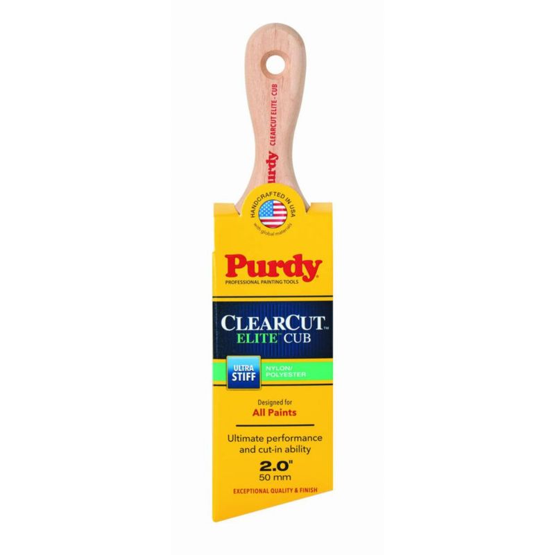 Pincel Purdy Clearcut Elite Cub de 2 pulgadas ultra rígido