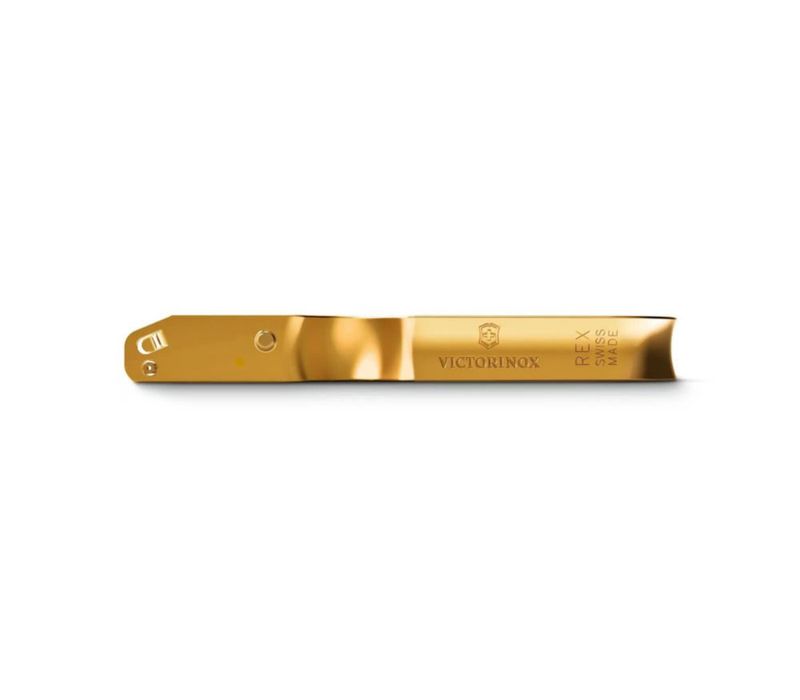Pelador Victorinox REX para frutas y verduras chapado en oro