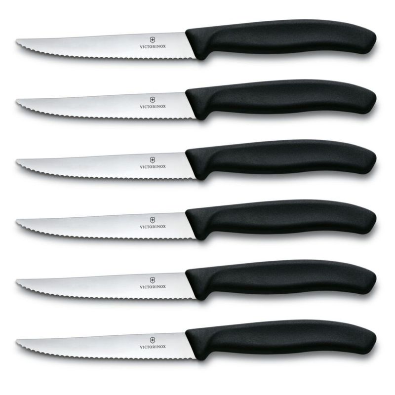 Cuchillos para Bistec Victorinox Swiss Classic Juego de 6 con Filo Serrado