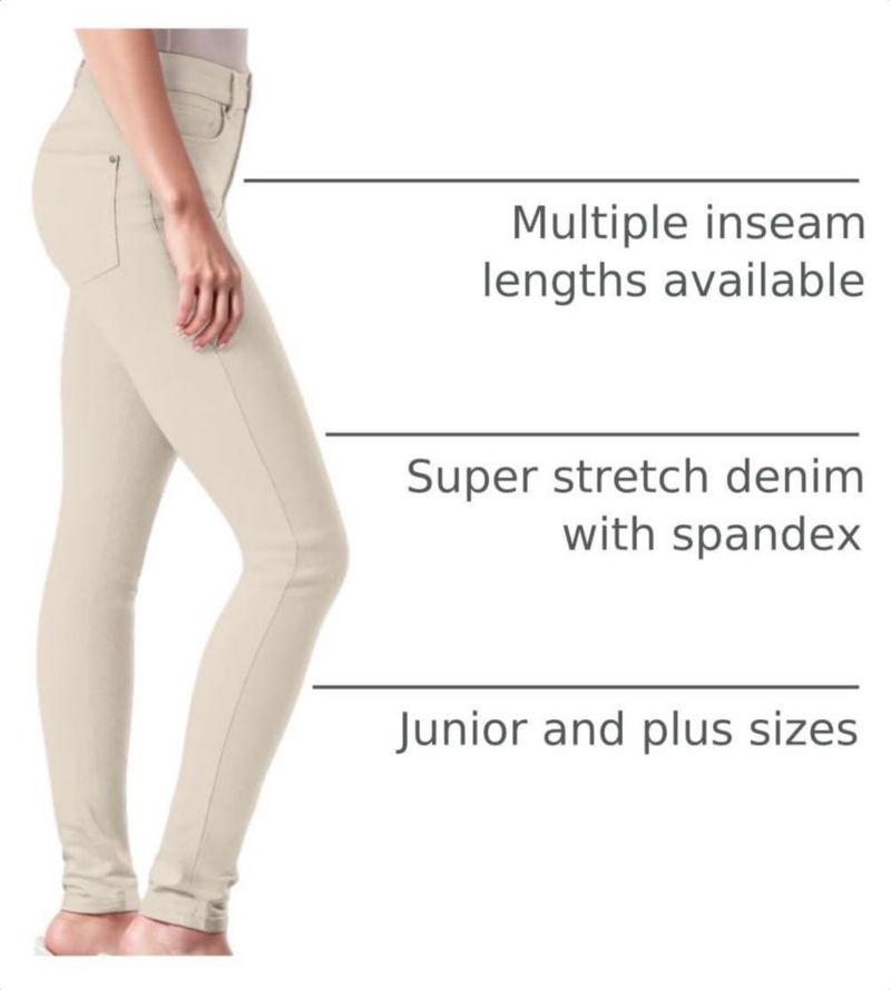 Jeans Skinny Hybrid & Company P31710SK WHI 11