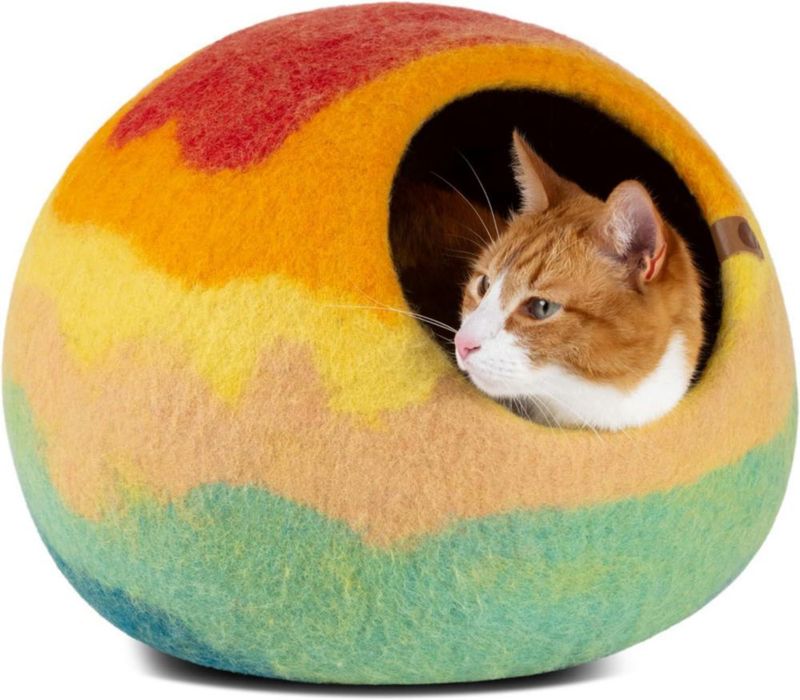 Cueva para Gato MEOWFIA Mediana Tucson Sunset Lana Merino