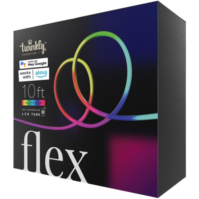 Tubo LED Twinkly Flex de 3 m RGB multicolor con alimentación USB-C