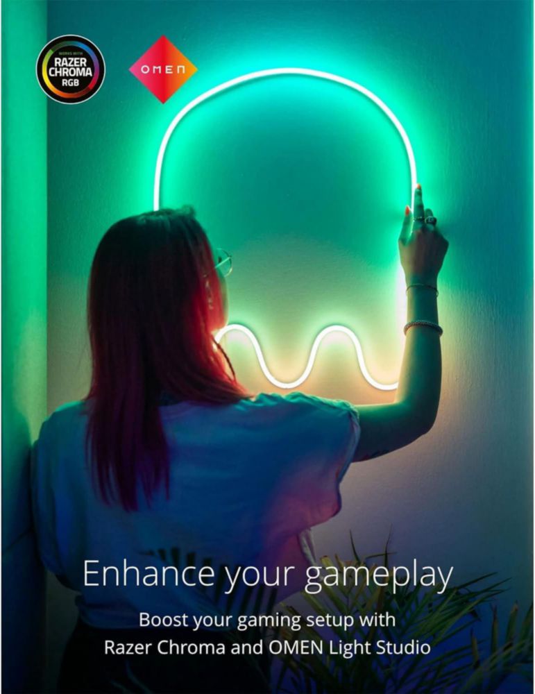 Tubo LED Twinkly Flex de 3 m RGB multicolor con alimentación USB-C