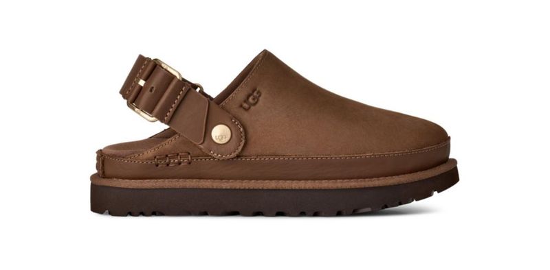 Zueco para mujer UGG Goldenstar Villa Castaña Oscura Talla 10