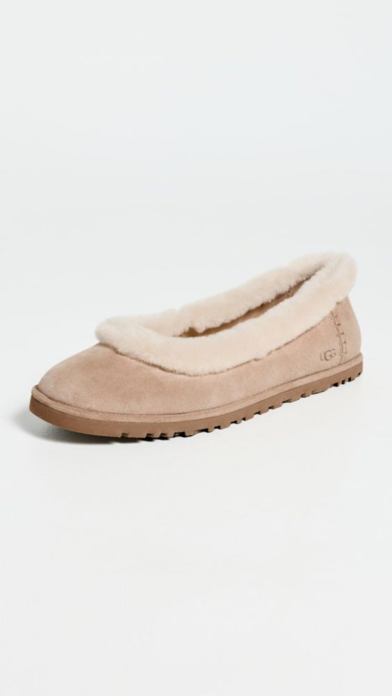 Zapatilla Plana Ballet UGG Zora Color Arena Talla 7