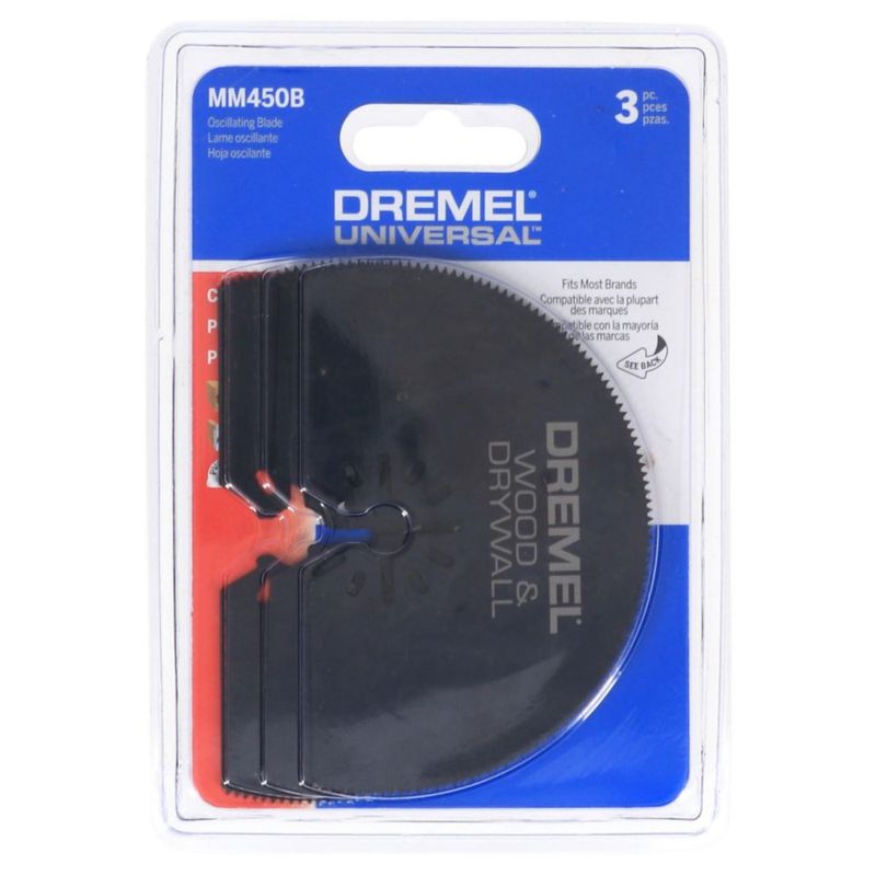 Hojas de sierra Dremel MM450B de 3.5 pulgadas para madera y paneles de yeso paquete de 3
