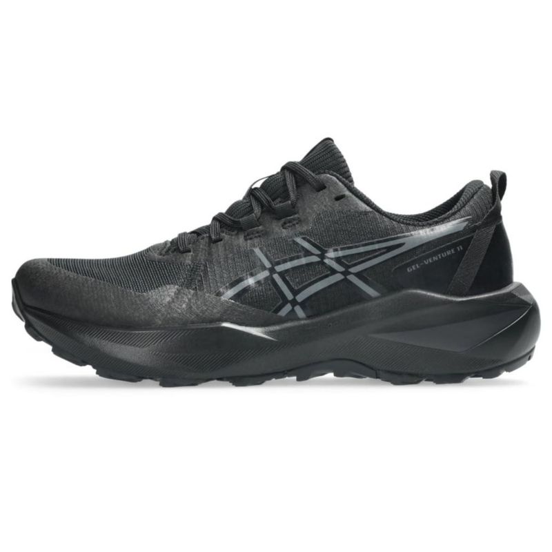 Zapatillas de running ASICS Gel‑Venture 11 negras/gris US 10 para mujer