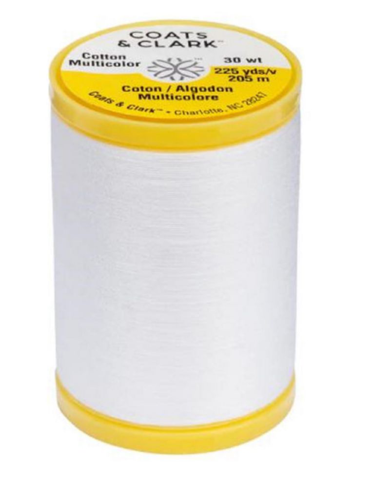 Hilo de Costura Bella's Crafts 205 m Pack de 2 - Blanco