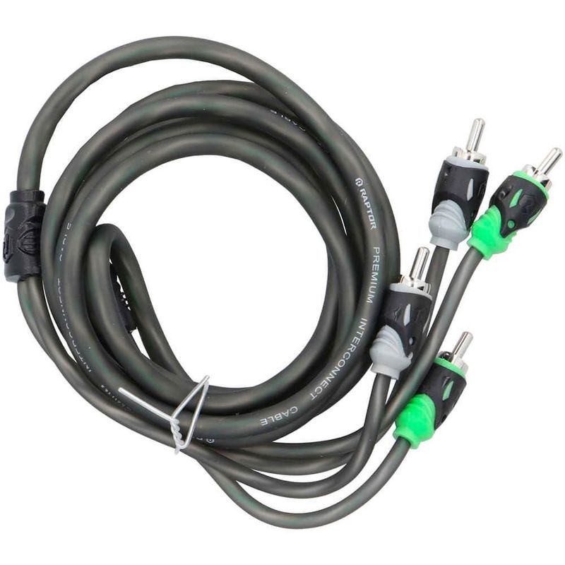 Cable de audio RCA RAPTOR de 2 canales 18 m Pro Series