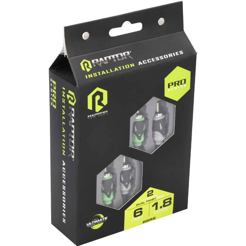 Cable de audio RCA RAPTOR de 2 canales 18 m Pro Series