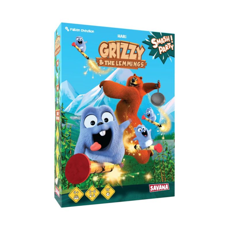 Juego de mesa SAVANA Grizzy & Lemmings 4+ (2‑6 jugadores)
