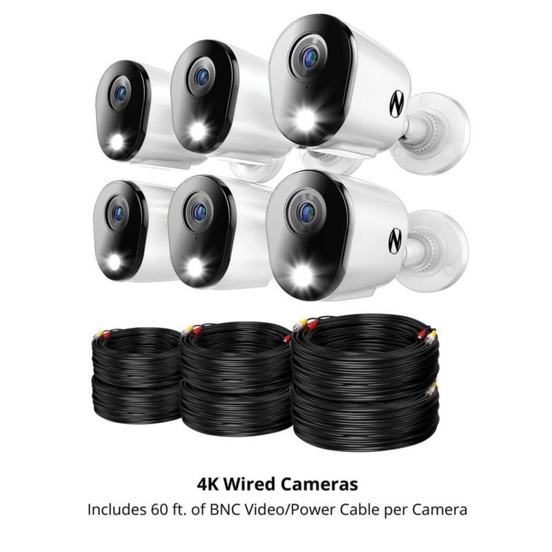 Sistema de cámara de seguridad Night Owl 12Ch DVR 4K HD 6 Camera