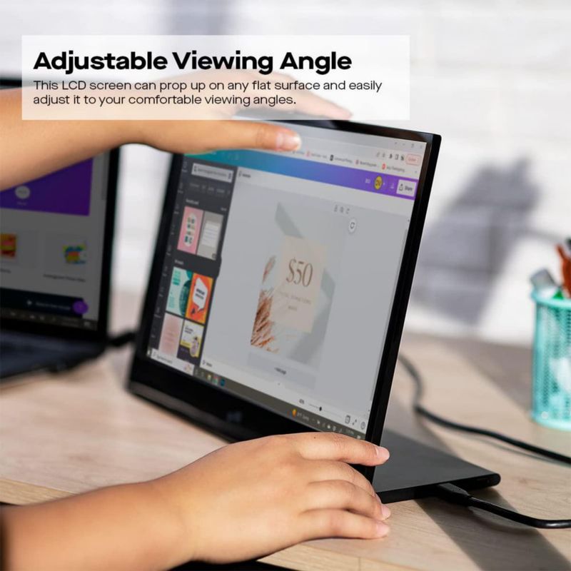 Monitor portátil para portátil MP Mobile Pixels Glance 16" 1080P FHD