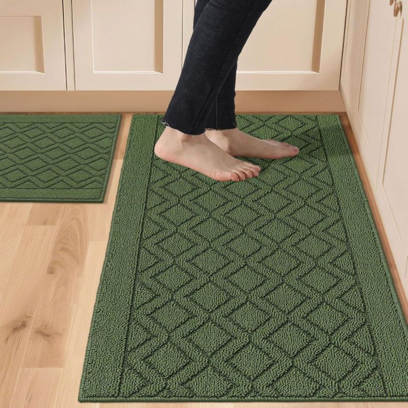Tapete de cocina COSY HOMEER 91x51 cm verde de polipropileno