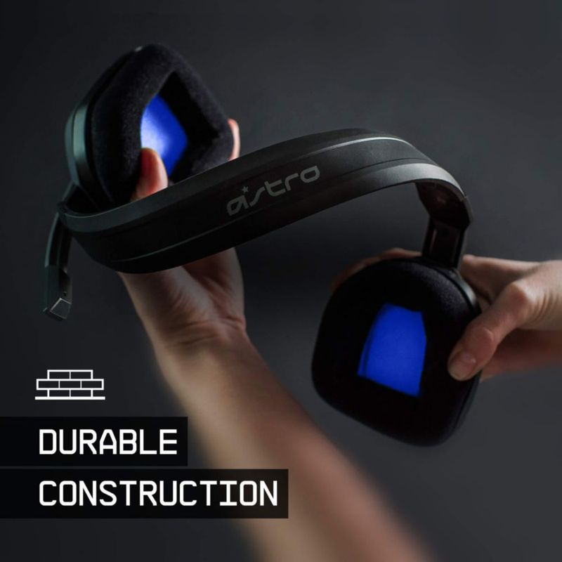 Auriculares para juegos ASTRO Gaming A10 con cable ligeros negro/azul