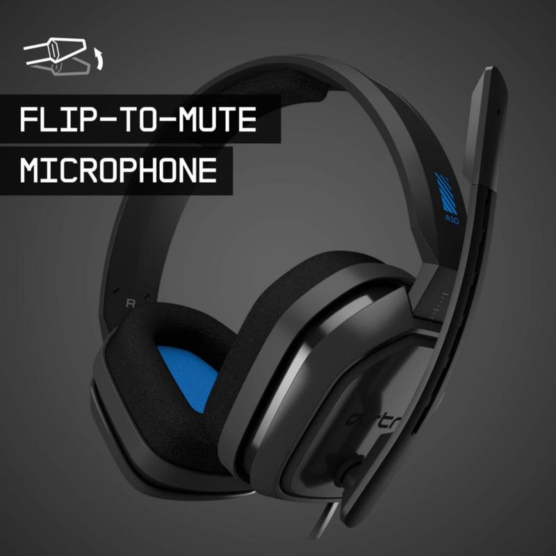 Auriculares para juegos ASTRO Gaming A10 con cable ligeros negro/azul