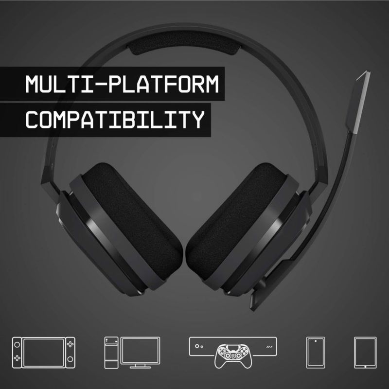 Auriculares para juegos ASTRO Gaming A10 con cable ligeros negro/azul