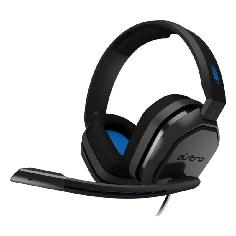 Auriculares para juegos ASTRO Gaming A10 con cable ligeros negro/azul