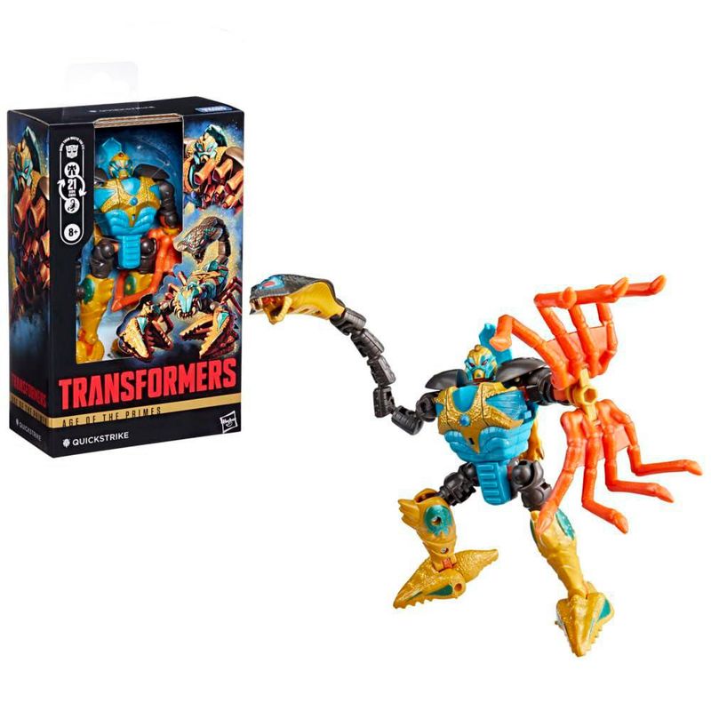 Figura Deluxe Transformable Quickstrike de 14 cm de Transformers