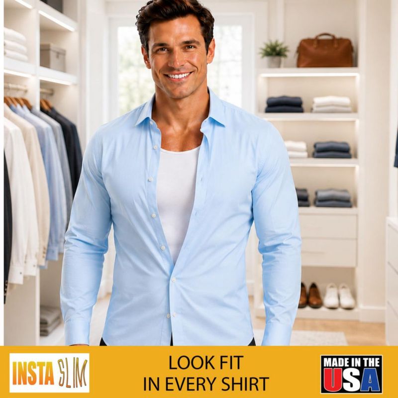 Camiseta sin mangas Insta Slim XL blanco de compresión modeladora
