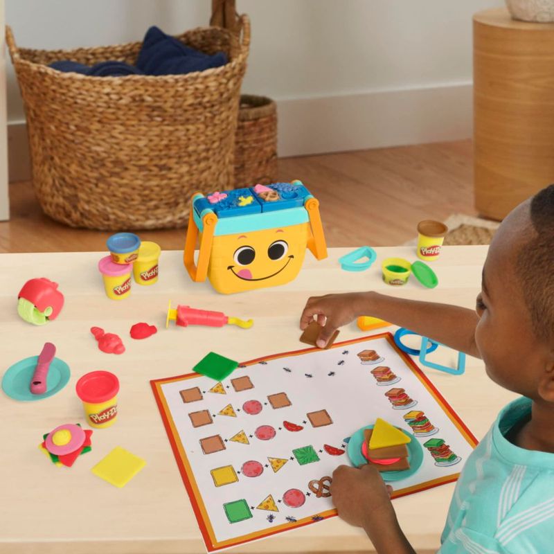 Set de inicio Play-Doh Picnic Shapes con 12 herramientas 6 colores 3 años o más