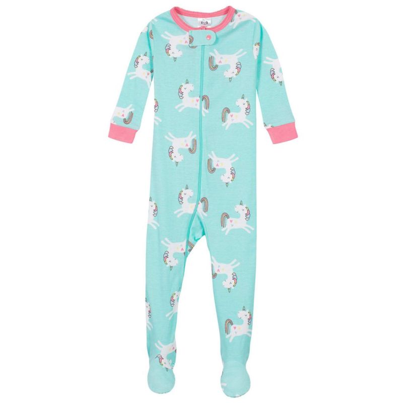 PAJAMAS Gerber 3T Pack de 4 Unicornios y Gatos Rosa