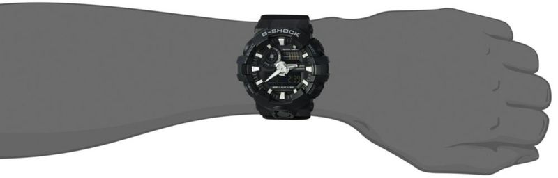 Reloj Casio G Shock GA-700-1BCR de resina para hombre color negro