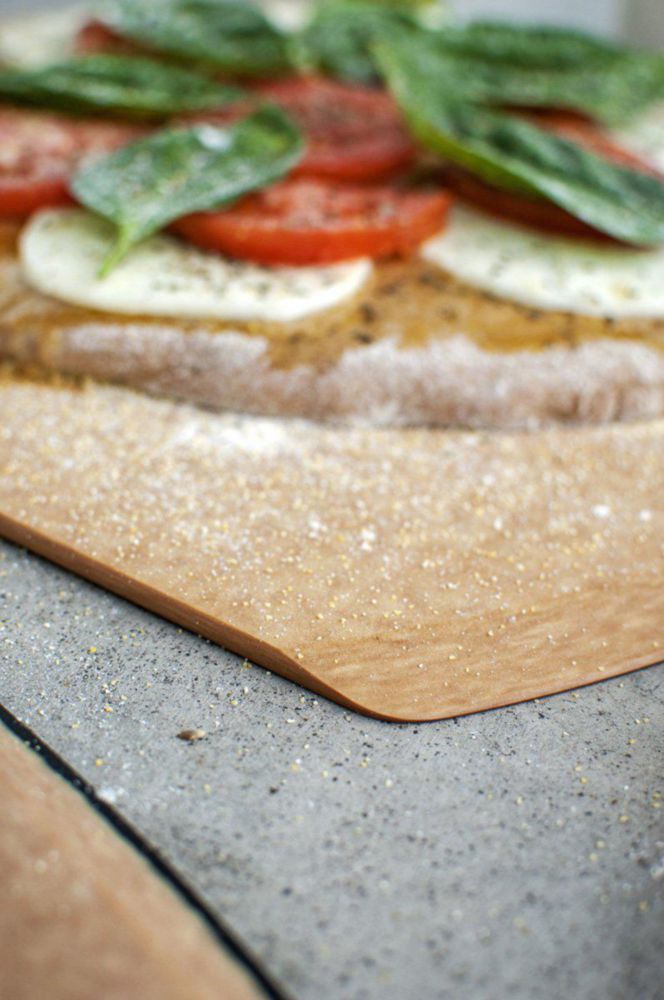 Tabla para pizza Epicurean 53 x 36 cm natural reversible