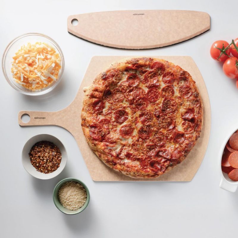 Tabla para pizza Epicurean 53 x 36 cm natural reversible