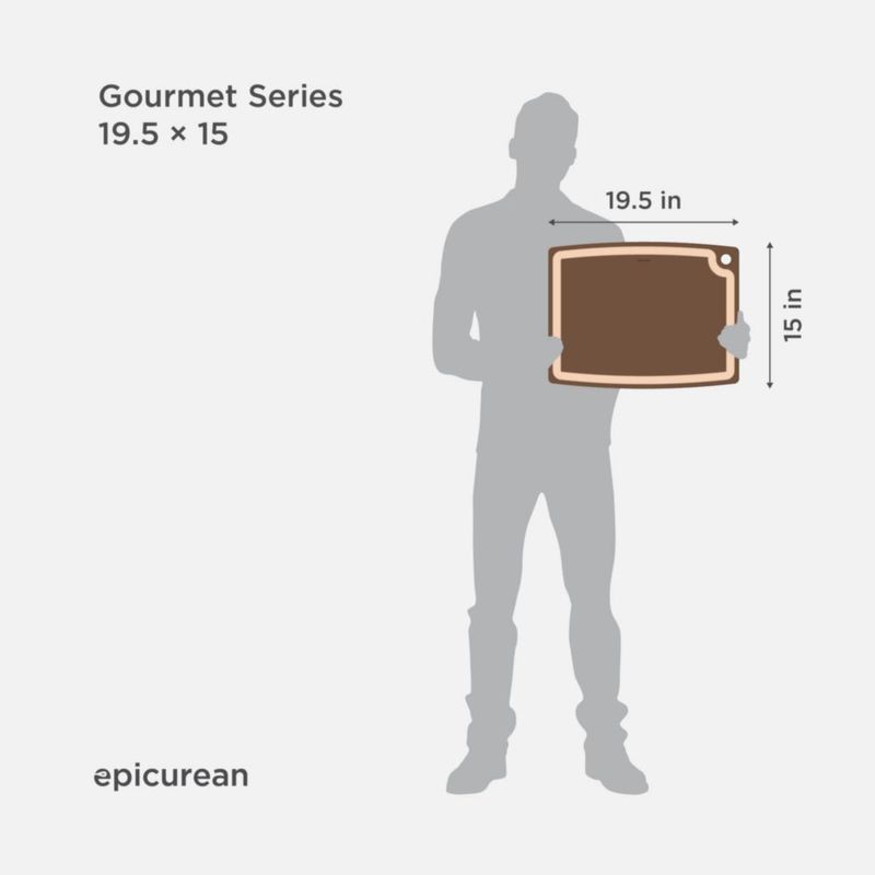 Tabla de cortar Epicurean Gourmet Series 4953 x 381 cm Nuez moscada