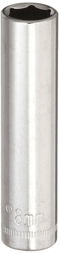 Unidad métrica Socket Crescent de 1/4 pulgadas 8 mm 6 puntos de profundidad