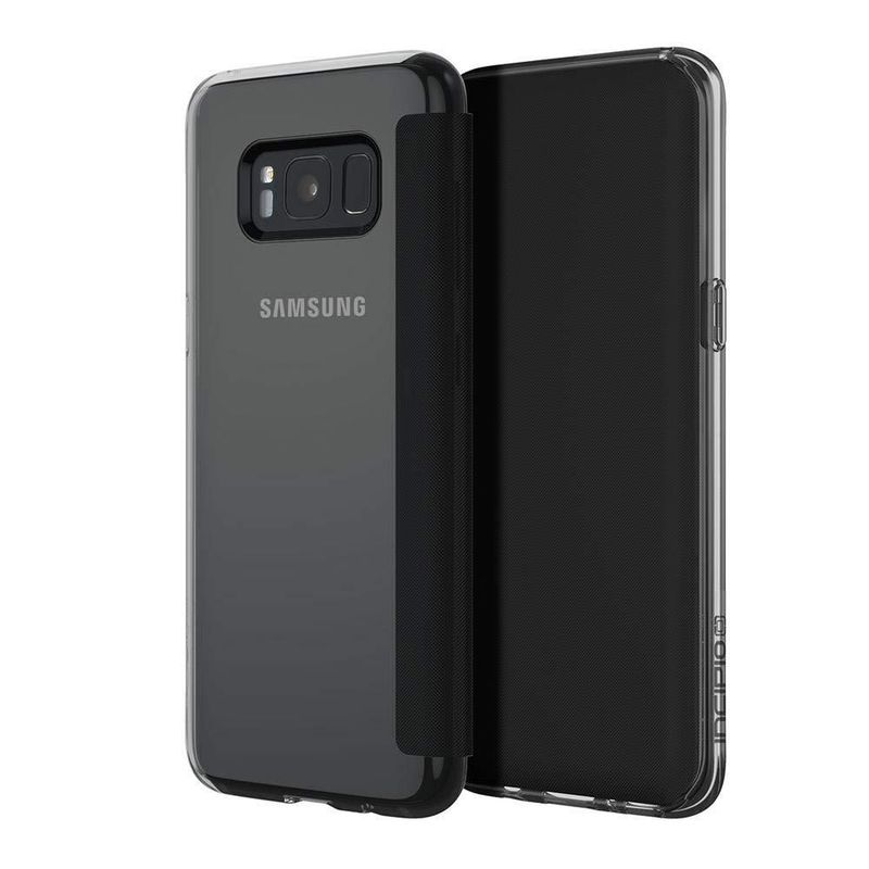 Funda tipo folio delgada Incipio SA-879-CBK para Galaxy S8