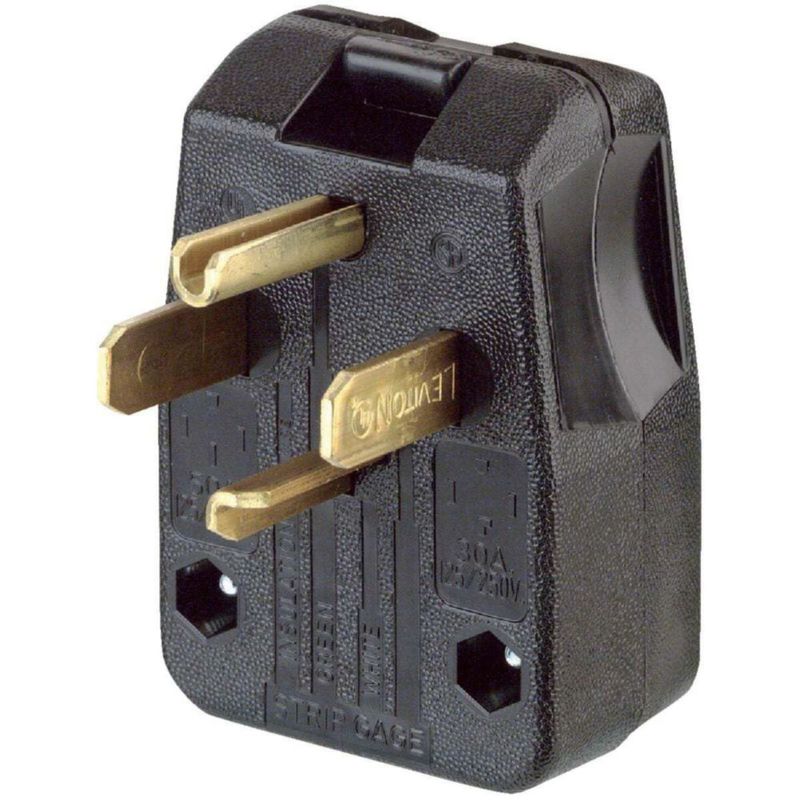 Enchufe eléctrico Leviton 30 A / 125‑250 V – 50 A / 125‑250 V
