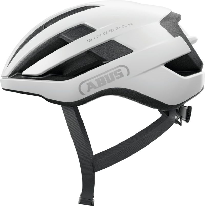 Casco de bicicleta ABUS WingBack blanco brillante talla mediana