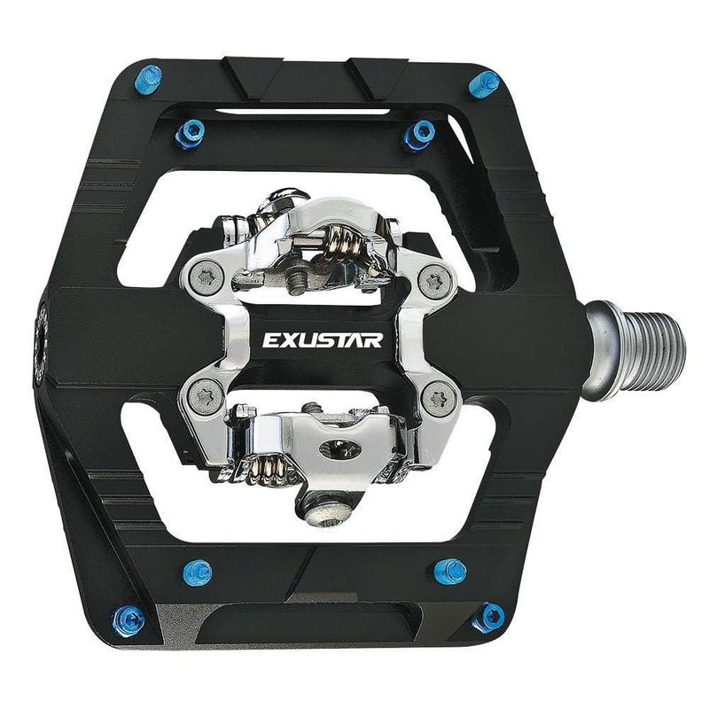 Pedal de bicicleta Exustar PM824 113x101 mm negro