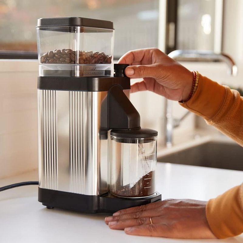 Molinillo de café Technivorm Moccamaster 49520 KM5 Burr Silver