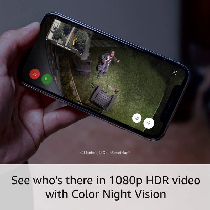 Cámara de seguridad Ring Spotlight Cam Pro Battery White 2022