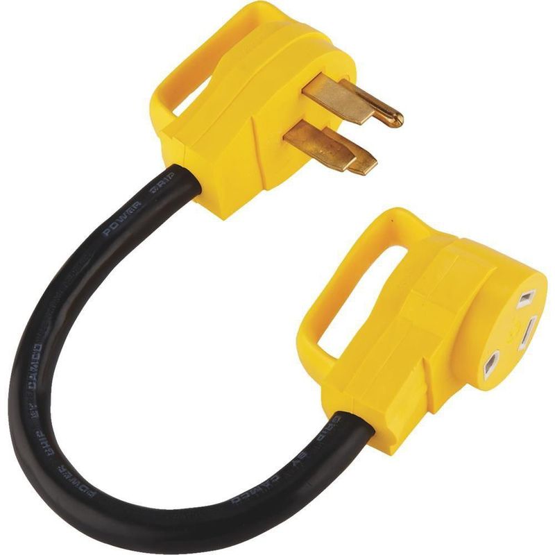 Enchufe eléctrico Camco 55173 PowerGrip 18" 50A a 30A 125V
