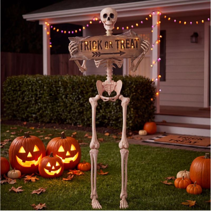 Esqueleto JOYIN de 150 cm Posable – Decoración de Halloween