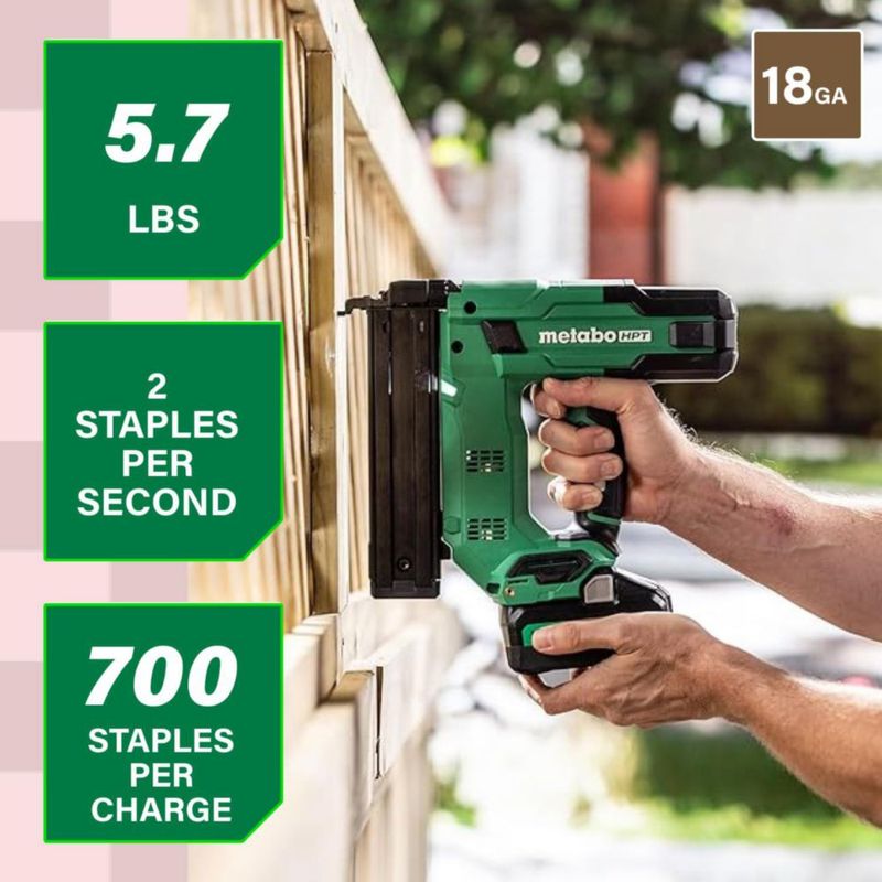 Engrapadora Metabo HPT N1804DB 18 V inalámbrica calibre 18